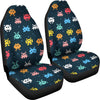 Pattern Print Virus Bacteria Universal Fit Car Seat Covers-grizzshop