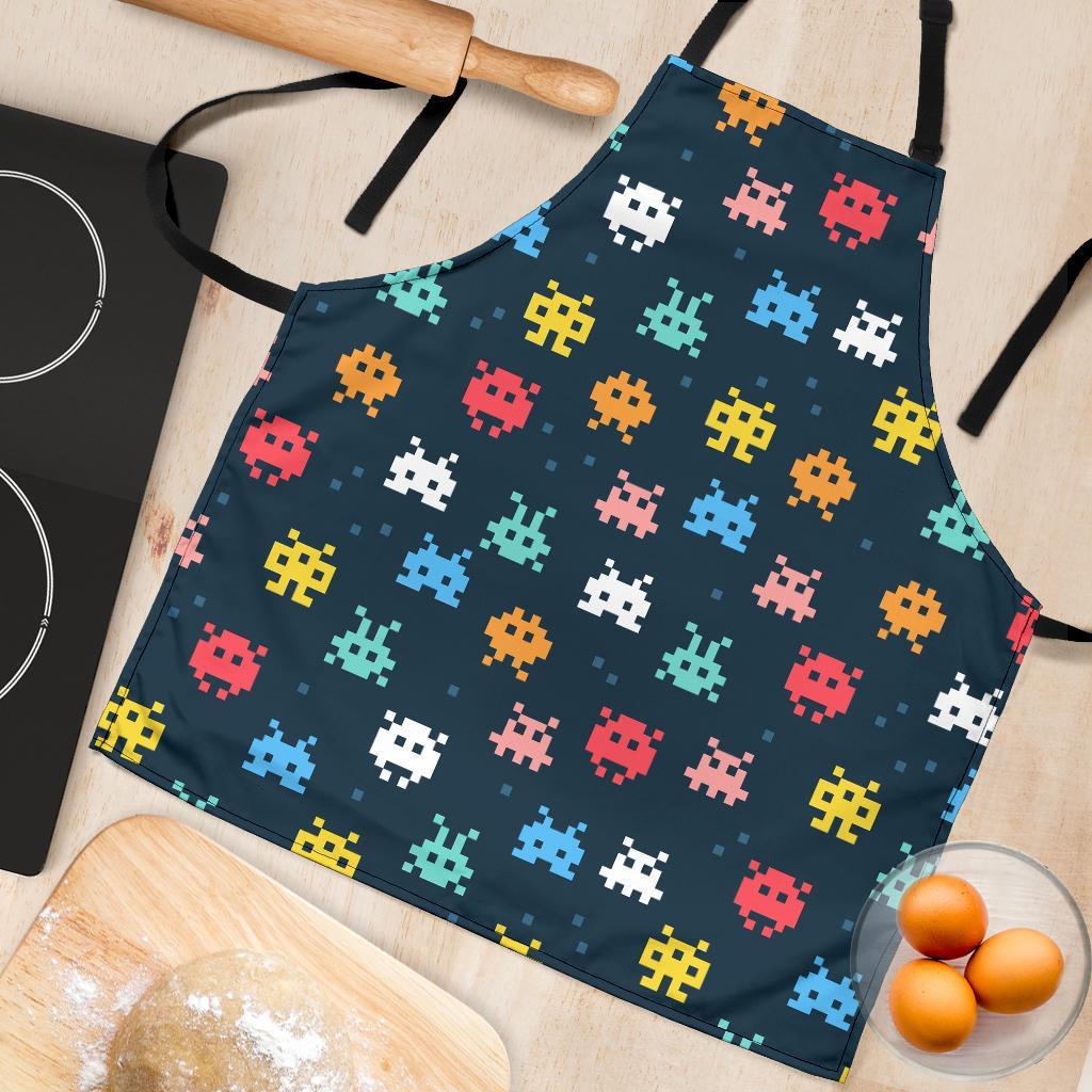 Pattern Print Virus Bacteria Women's Apron-grizzshop