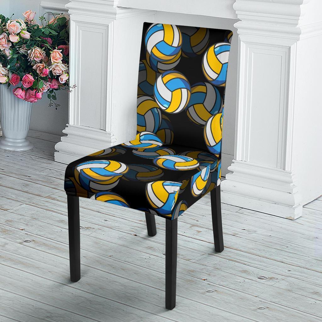 Pattern Print Volleyball Chair Cover-grizzshop