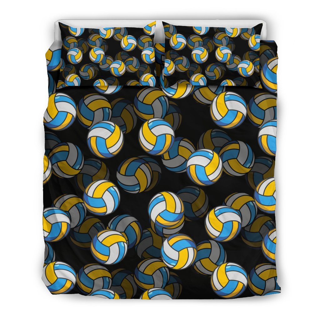 Pattern Print Volleyball Duvet Cover Bedding Set-grizzshop