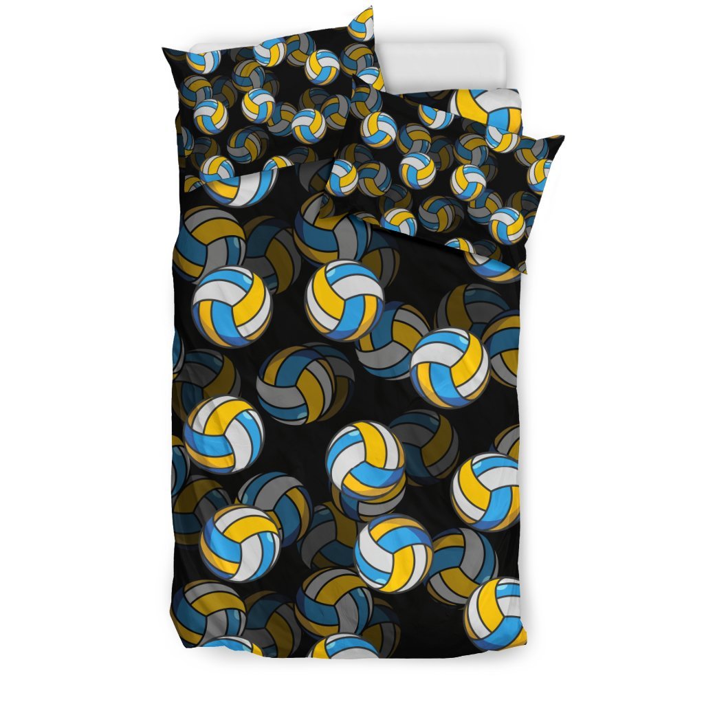 Pattern Print Volleyball Duvet Cover Bedding Set-grizzshop