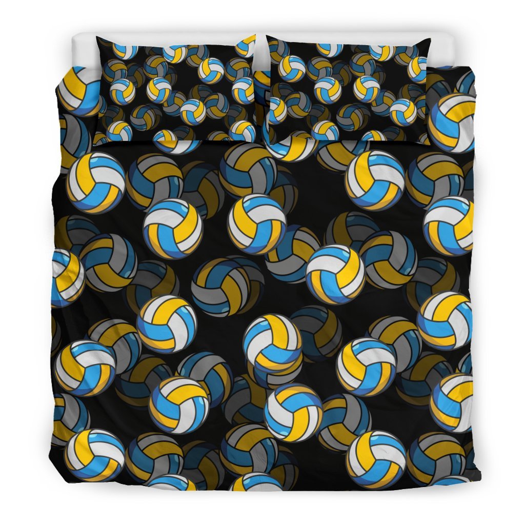 Pattern Print Volleyball Duvet Cover Bedding Set-grizzshop