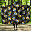 Pattern Print Volleyball Hooded Blanket-grizzshop