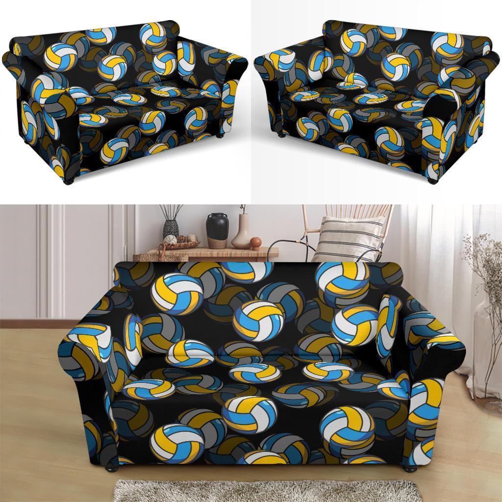 Pattern Print Volleyball Loveseat Cover-grizzshop