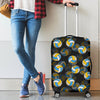 Pattern Print Volleyball Luggage Cover Protector-grizzshop