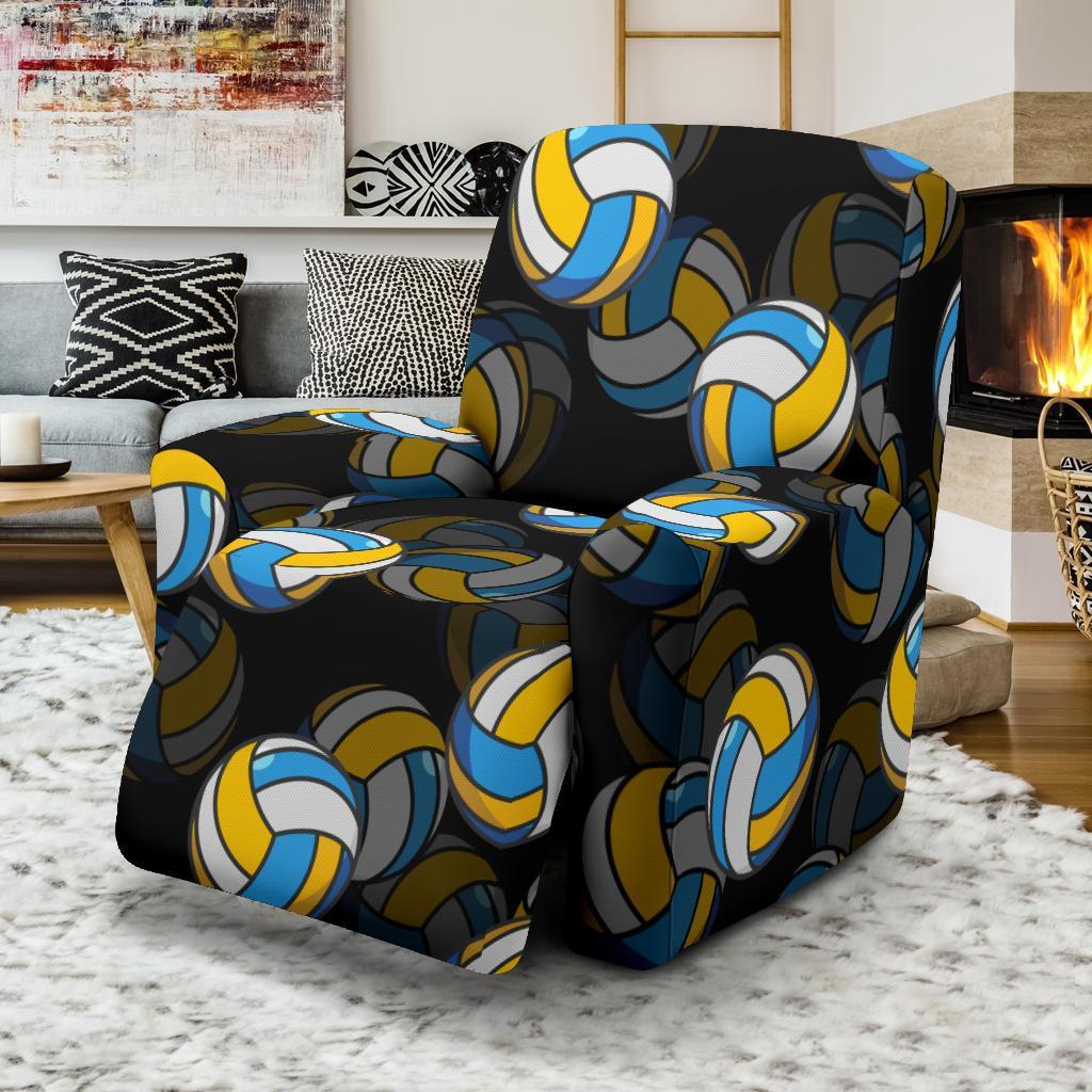 Pattern Print Volleyball Recliner Cover-grizzshop