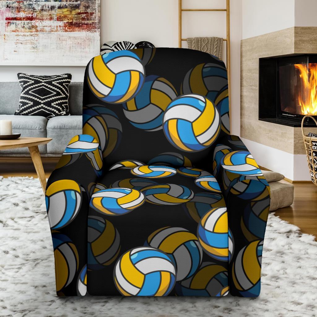 Pattern Print Volleyball Recliner Cover-grizzshop