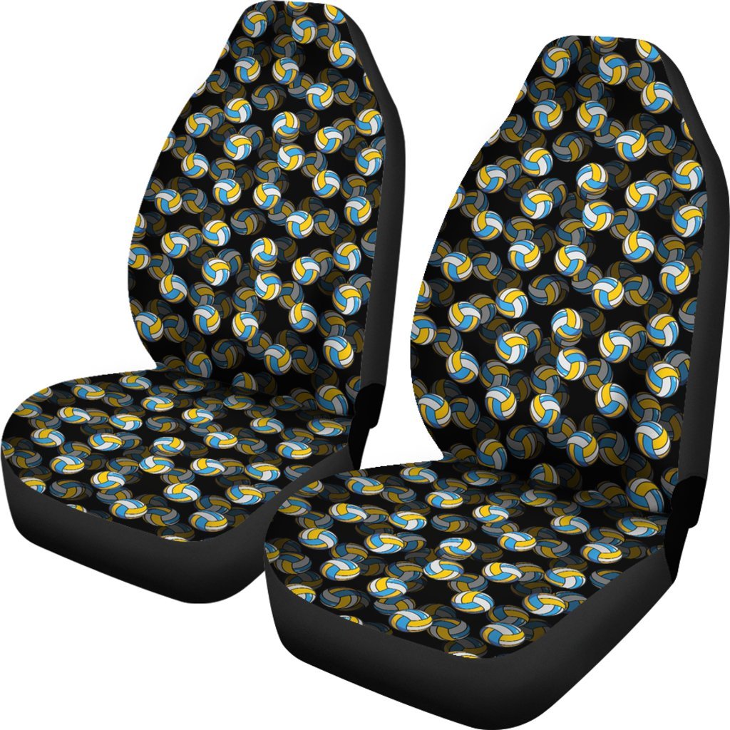 Pattern Print Volleyball Universal Fit Car Seat Cover-grizzshop