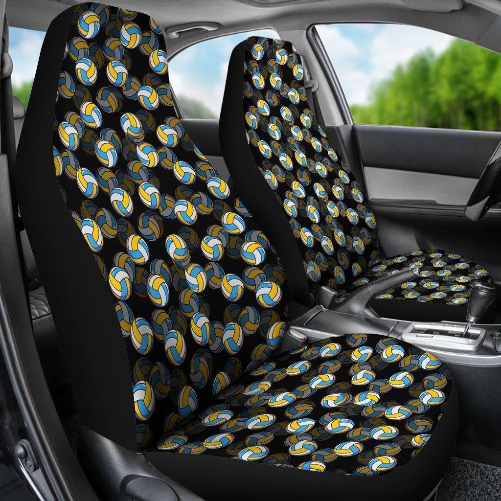 Pattern Print Volleyball Universal Fit Car Seat Cover-grizzshop