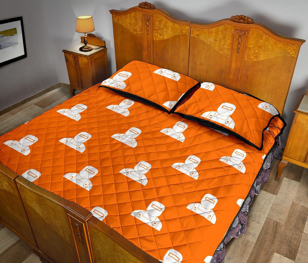 Pattern Print Welder Bed Set Quilt-grizzshop