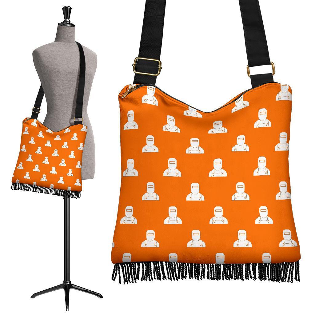 Pattern Print Welder Crossbody bags-grizzshop