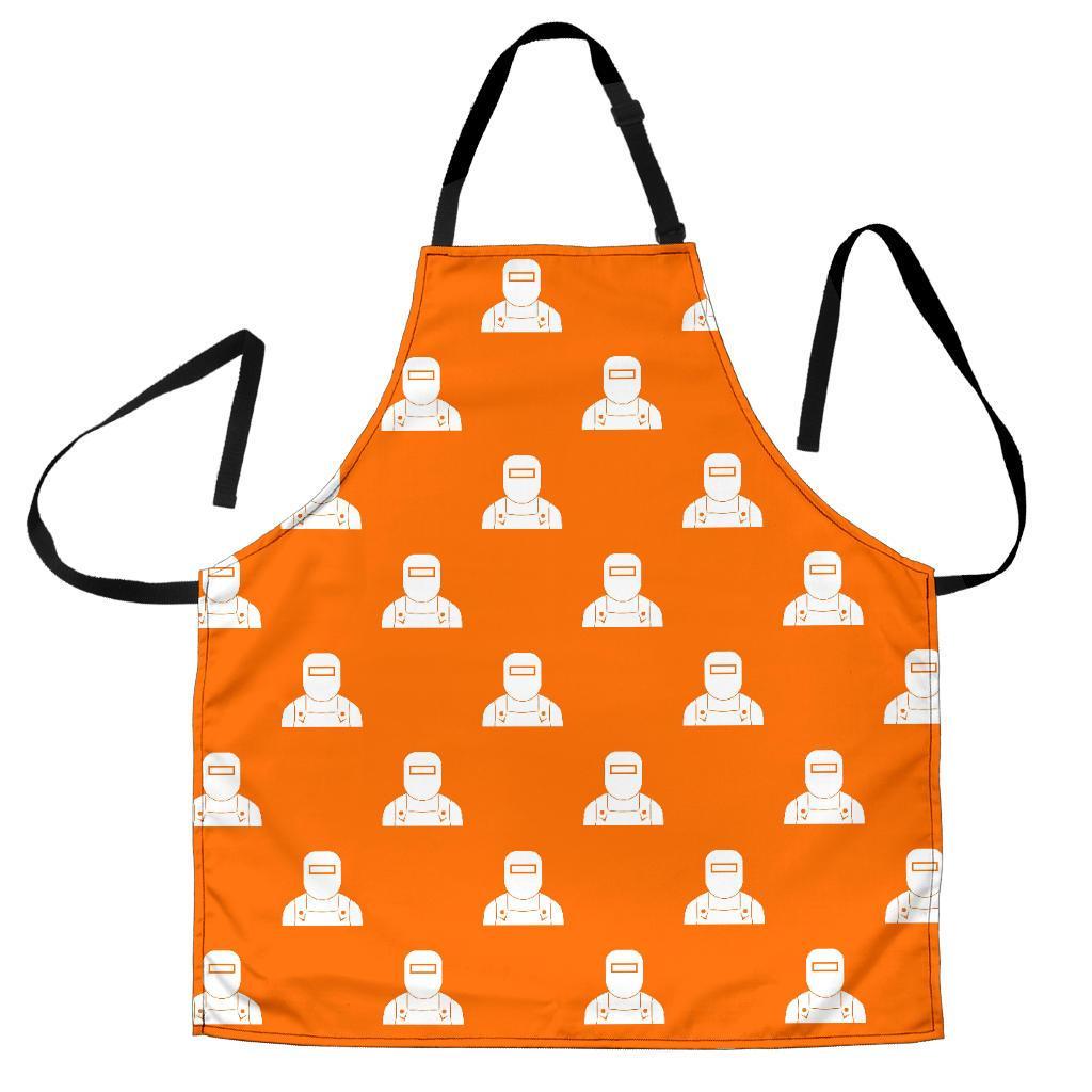 Pattern Print Welder Men's Apron-grizzshop