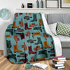 Pattern Print Western Cowboy Blanket-grizzshop