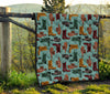 Pattern Print Western Cowboy Quilt-grizzshop