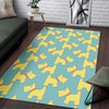 Pattern Print Westie Dog Floor Mat-grizzshop