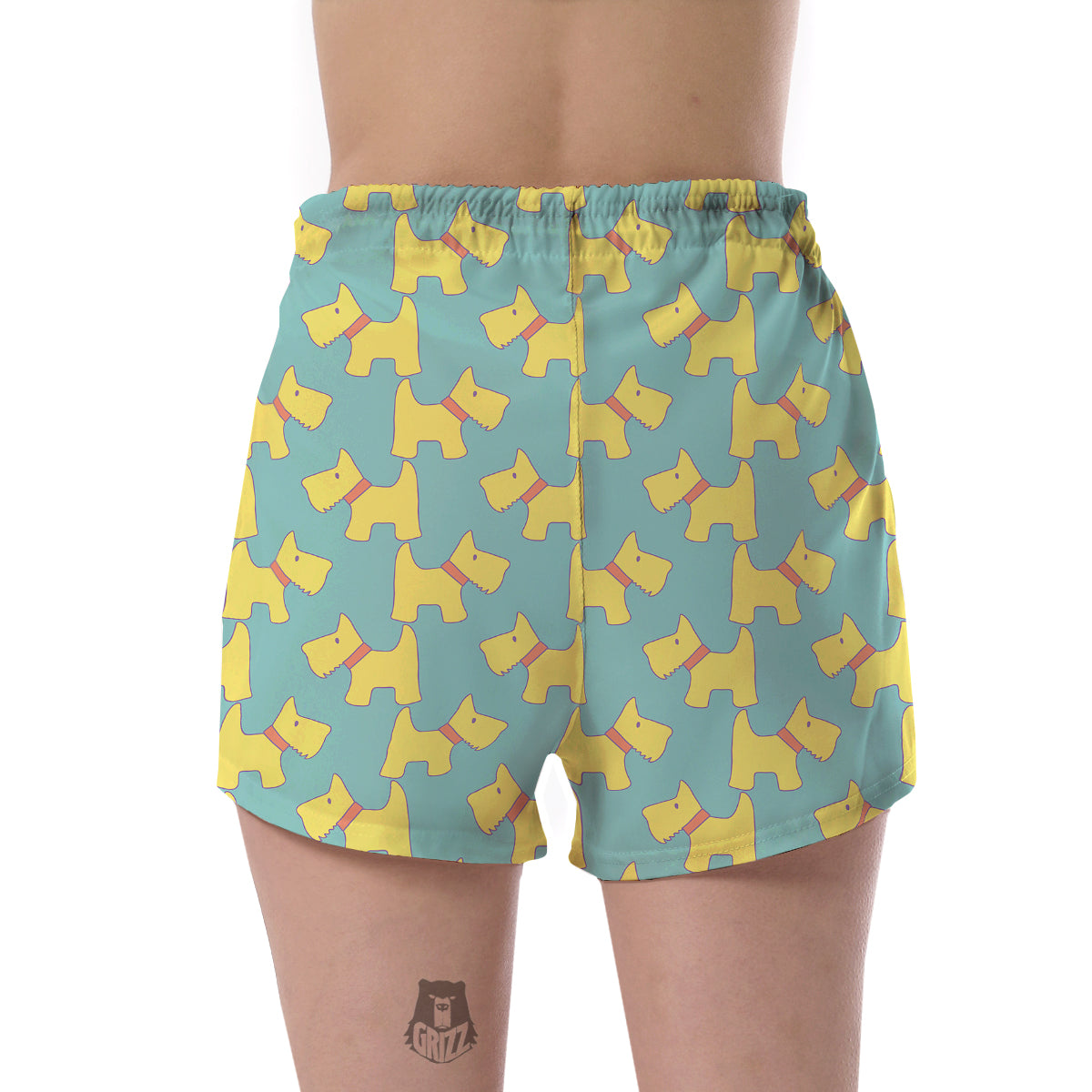 Pattern Print Westie Dog Women's Shorts-grizzshop