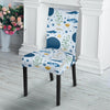 Pattern Print Whale Humpback Chair Cover-grizzshop