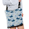 Pattern Print Whale Humpback Crossbody Bags-grizzshop