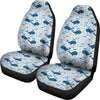 Pattern Print Whale Humpback Universal Fit Car Seat Cover-grizzshop