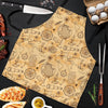 Pattern Print World Map Men's Apron-grizzshop