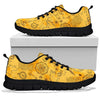 Pattern Print World Map Sneaker Shoes For Men Women-grizzshop