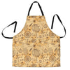 Pattern Print World Map Women's Apron-grizzshop