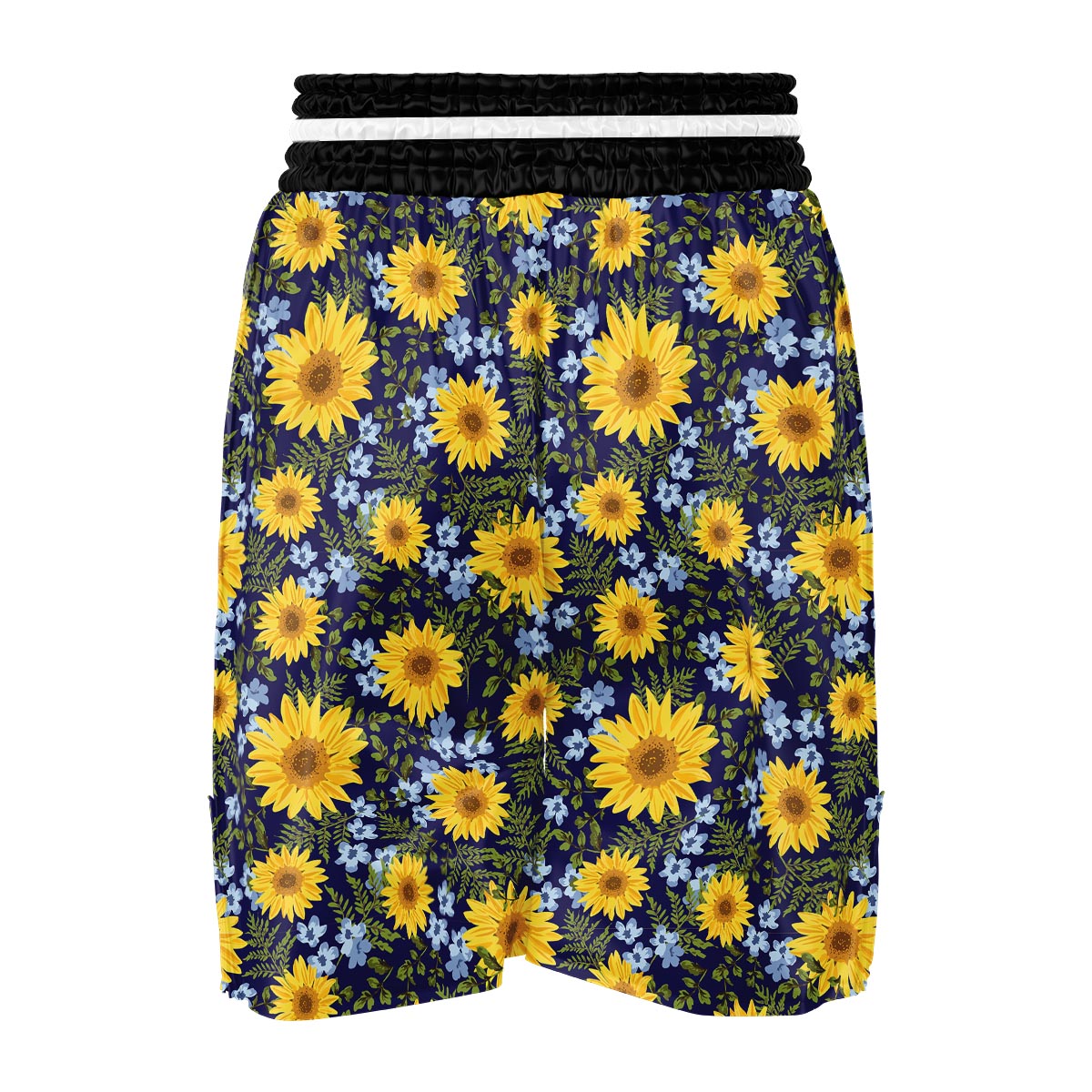 Pattern Sunflower Print Pattern Boxing Shorts-grizzshop