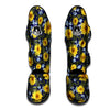 Pattern Sunflower Print Pattern Muay Thai Shin Guards-grizzshop