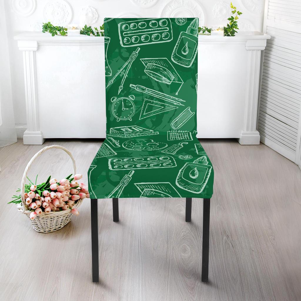 Pattern Teacher Print Chair Cover-grizzshop