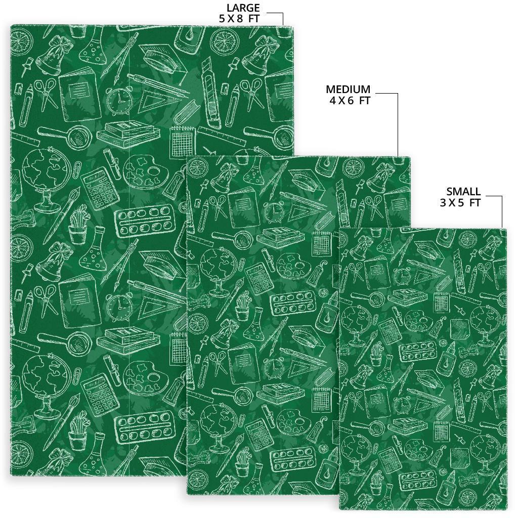 Pattern Teacher Print Floor Mat-grizzshop