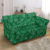 Pattern Teacher Print Loveseat Cover-grizzshop