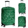 Pattern Teacher Print Luggage Cover Protector-grizzshop