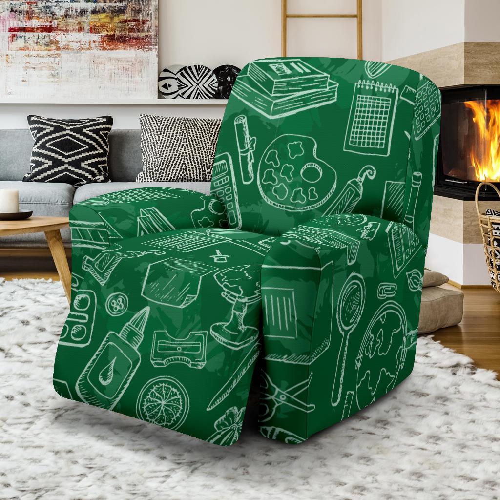 Pattern Teacher Print Recliner Cover-grizzshop