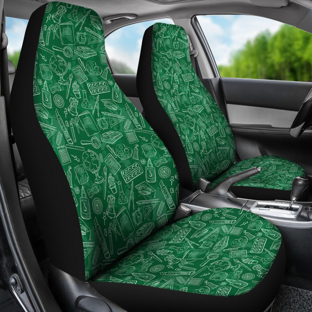 Pattern Teacher Print Universal Fit Car Seat Cover-grizzshop