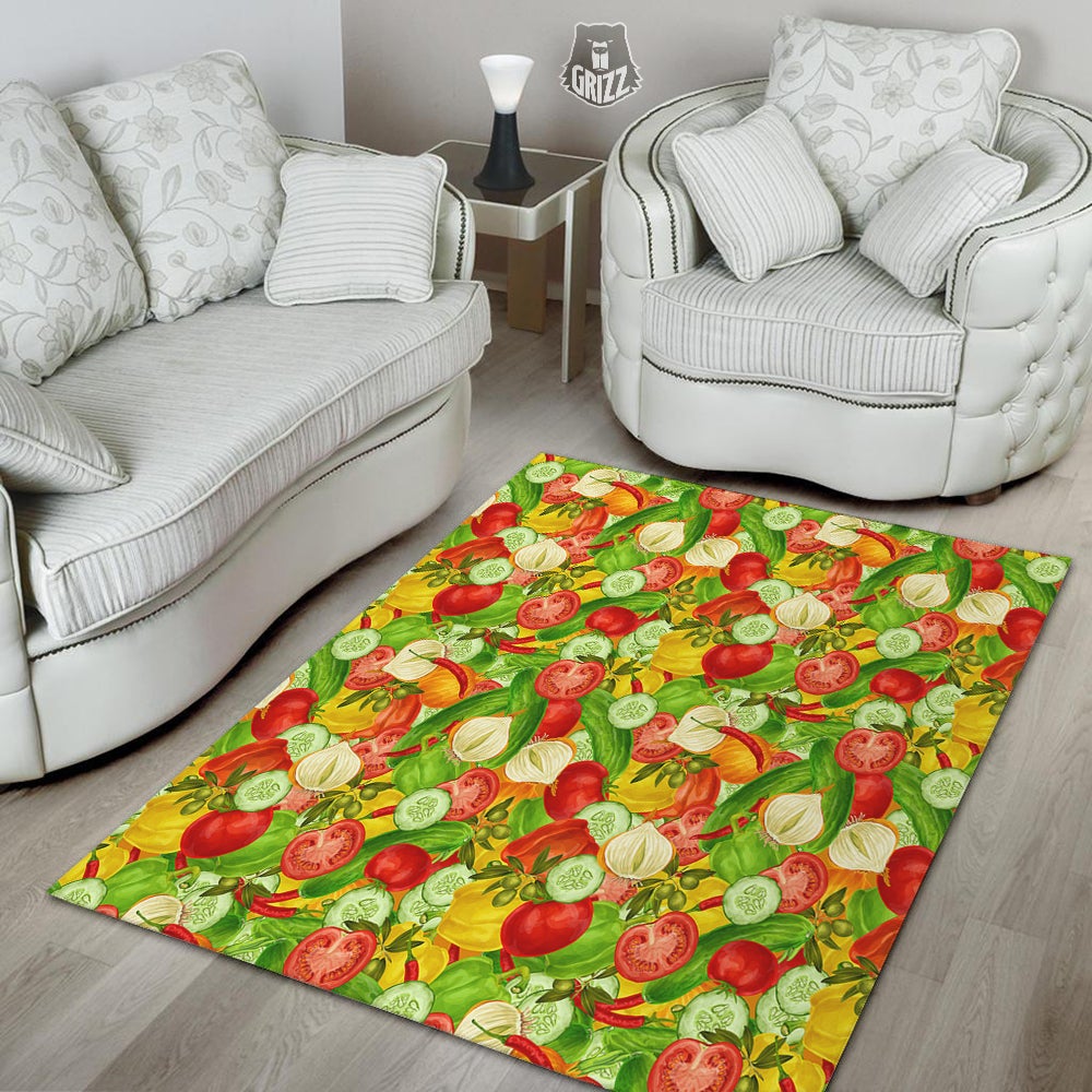 Pattern Vegan Print Pattern Floor Mat-grizzshop