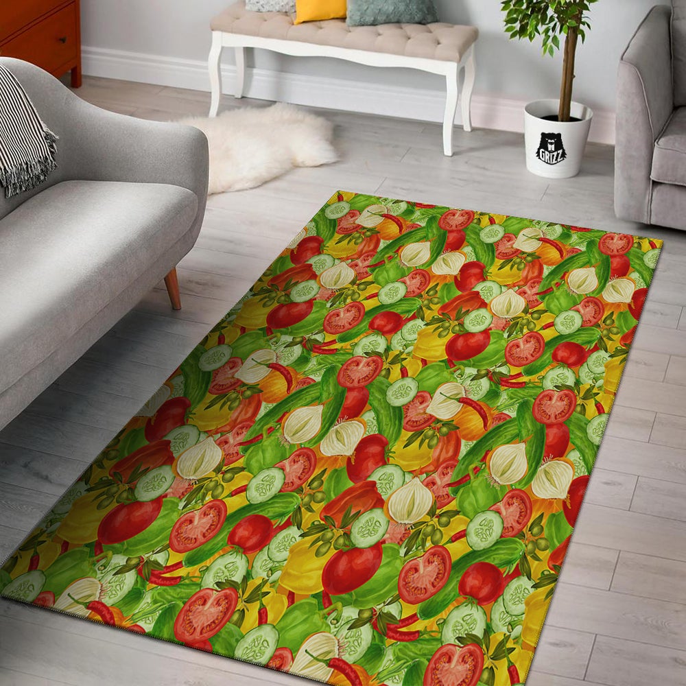 Pattern Vegan Print Pattern Floor Mat-grizzshop