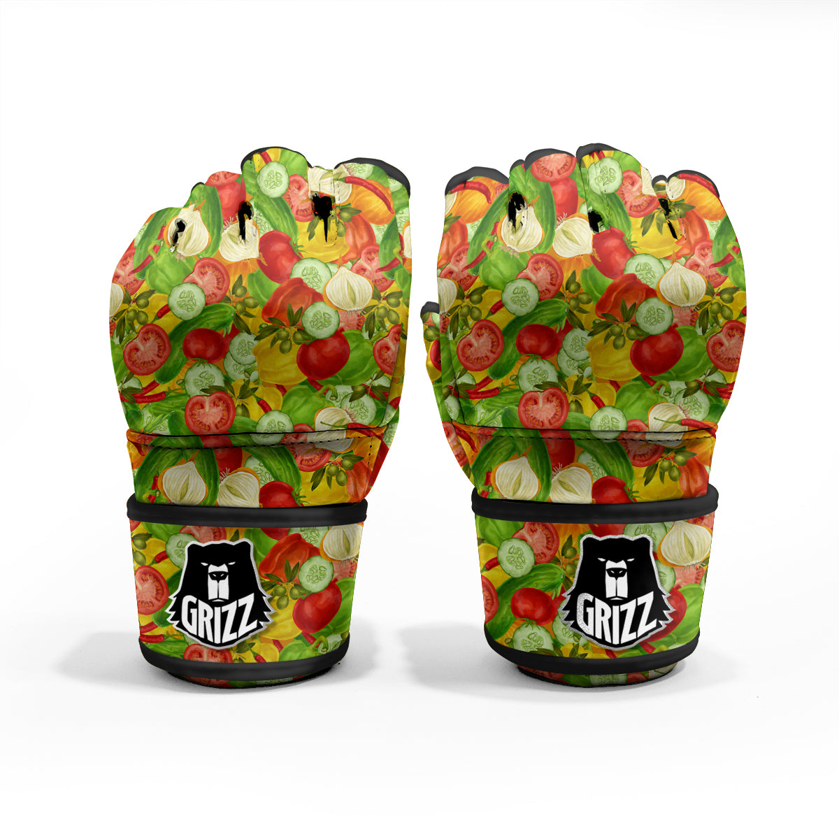 Pattern Vegan Print Pattern MMA Gloves-grizzshop