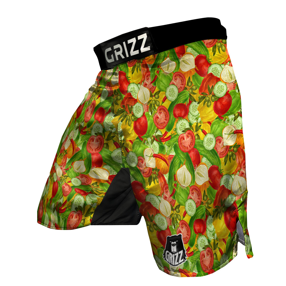 Pattern Vegan Print Pattern MMA Shorts-grizzshop