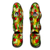 Pattern Vegan Print Pattern Muay Thai Shin Guards-grizzshop