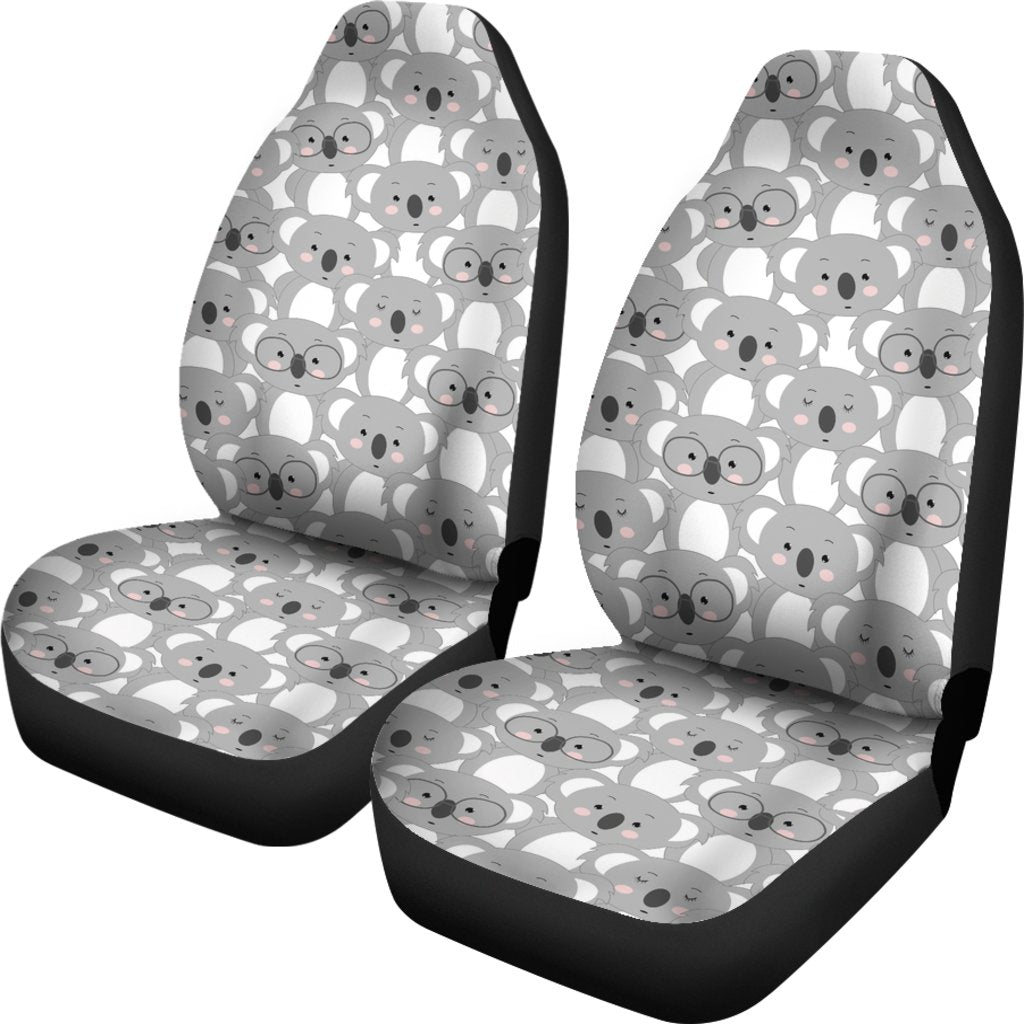 Pattern Print Koala Universal Fit Car Seat Cover-grizzshop