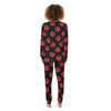 Paw Black And Red Print Pattern Women's Pajamas-grizzshop