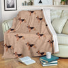 Paw German Shepherd Pattern Print Blanket-grizzshop