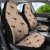 Paw German Shepherd Pattern Print Universal Fit Car Seat Cover-grizzshop