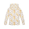 Paw Golden Retriever Pattern Print Men Pullover Hoodie-grizzshop