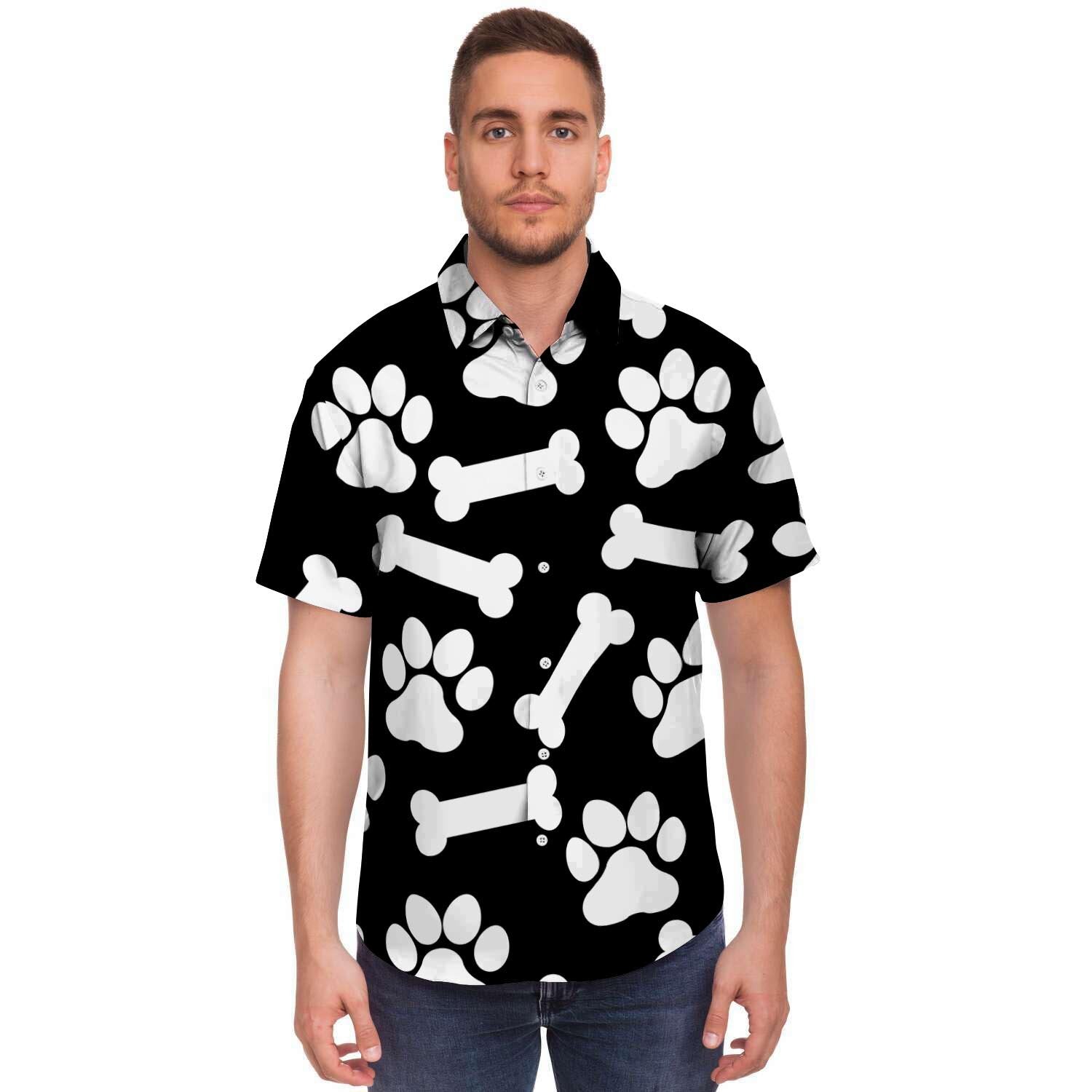 Paw Men's Short Sleeve Shirt-grizzshop