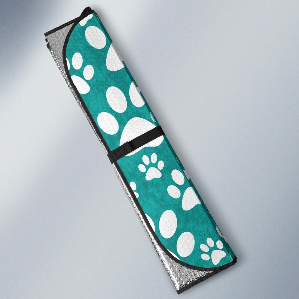 Paw Pattern Print Car Sun Shade-grizzshop