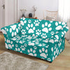 Paw Pattern Print Loveseat Cover-grizzshop