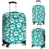 Paw Pattern Print Luggage Cover Protector-grizzshop