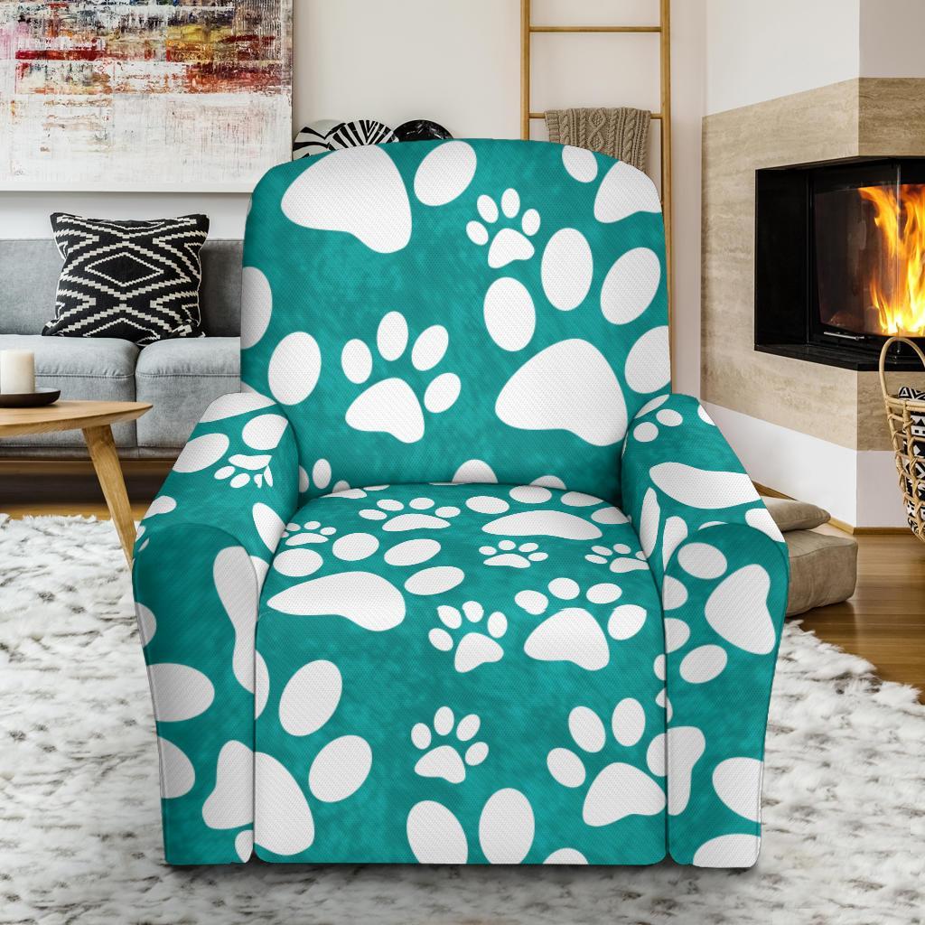 Paw Pattern Print Recliner Cover-grizzshop