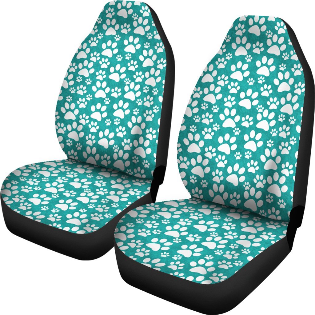 Paw Pattern Print Universal Fit Car Seat Cover-grizzshop